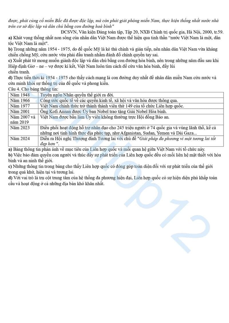 Đề thi thử lịch sử THPT quốc gia 2025 Nam Định lần 1 4
