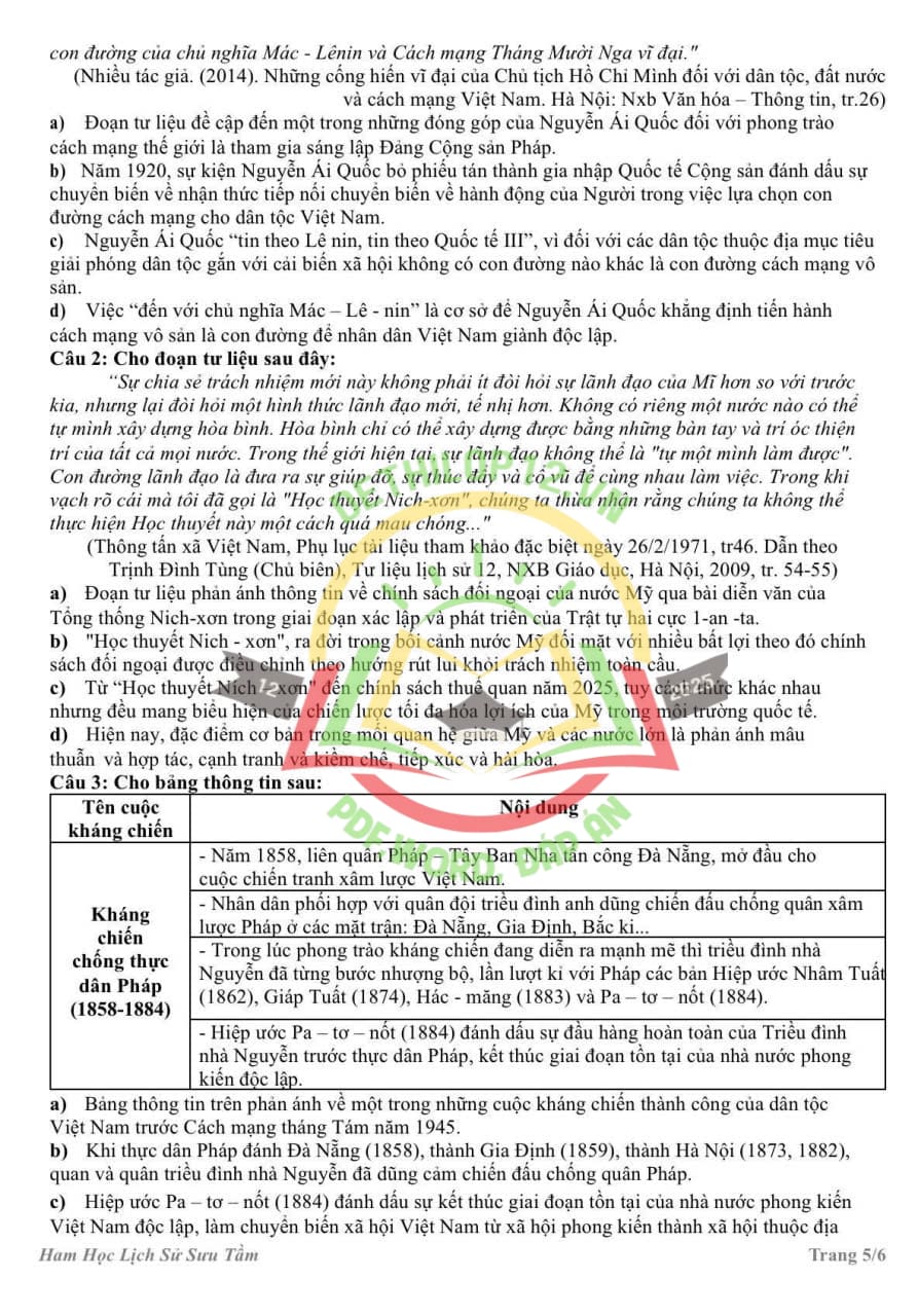 Đề thi hsg cấp tỉnh lớp 12 môn sử Thanh Hoá 2025 2026 5