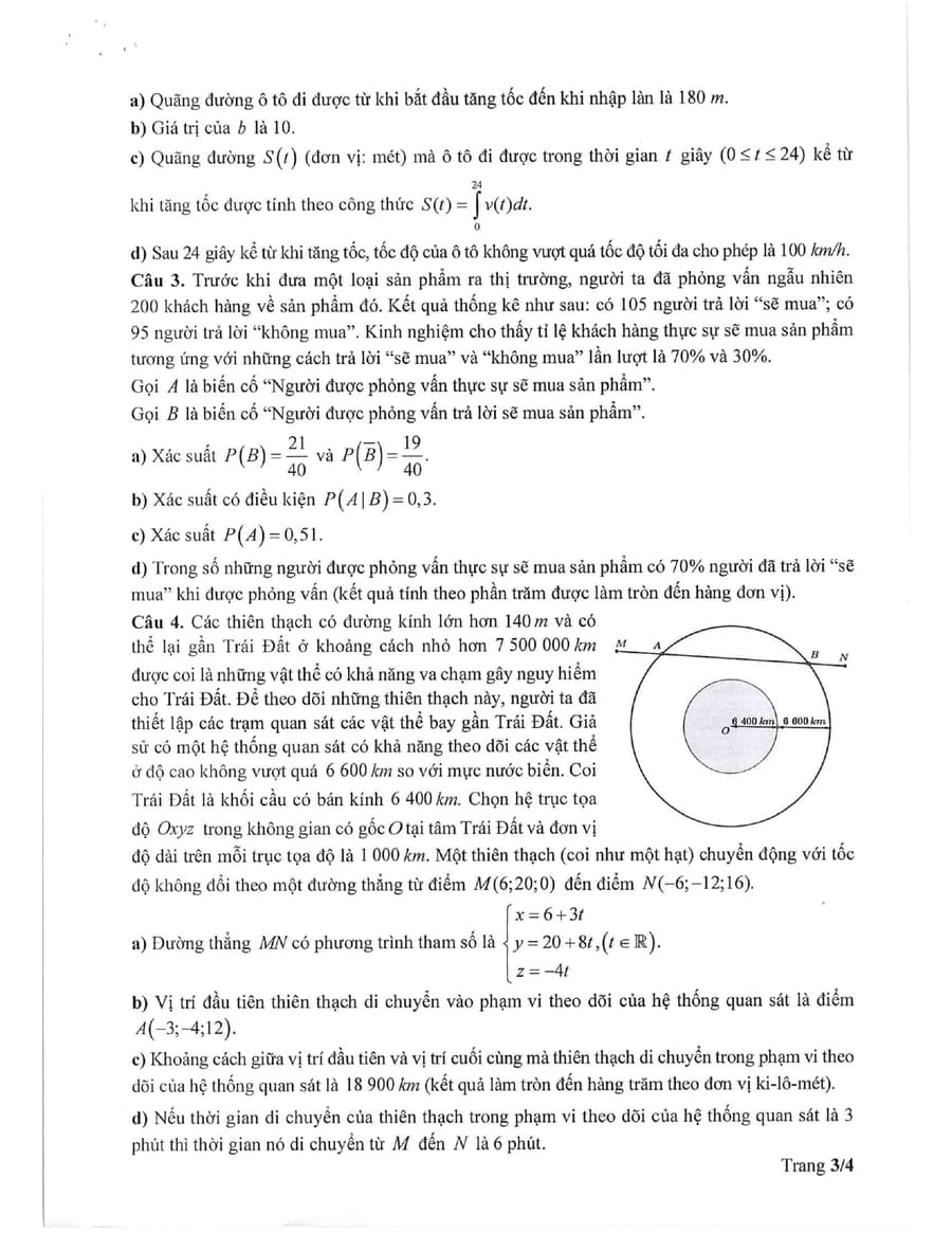 Đề minh hoạ môn toán thpt quốc gia 2025 có đáp án 3