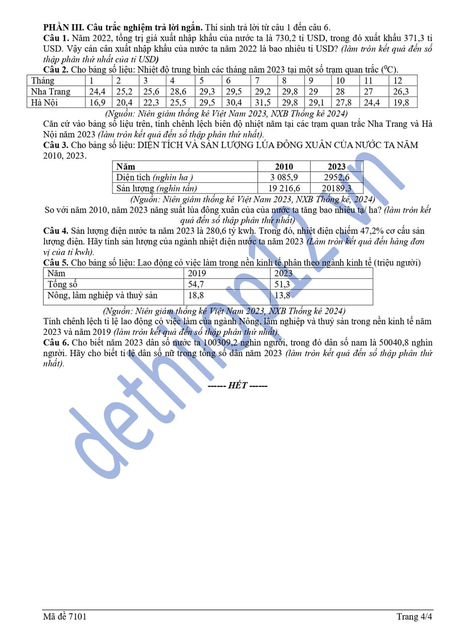 Đề thi thử tốt nghiệp địa lí liên trường Nghệ An 2026 lần 1 4