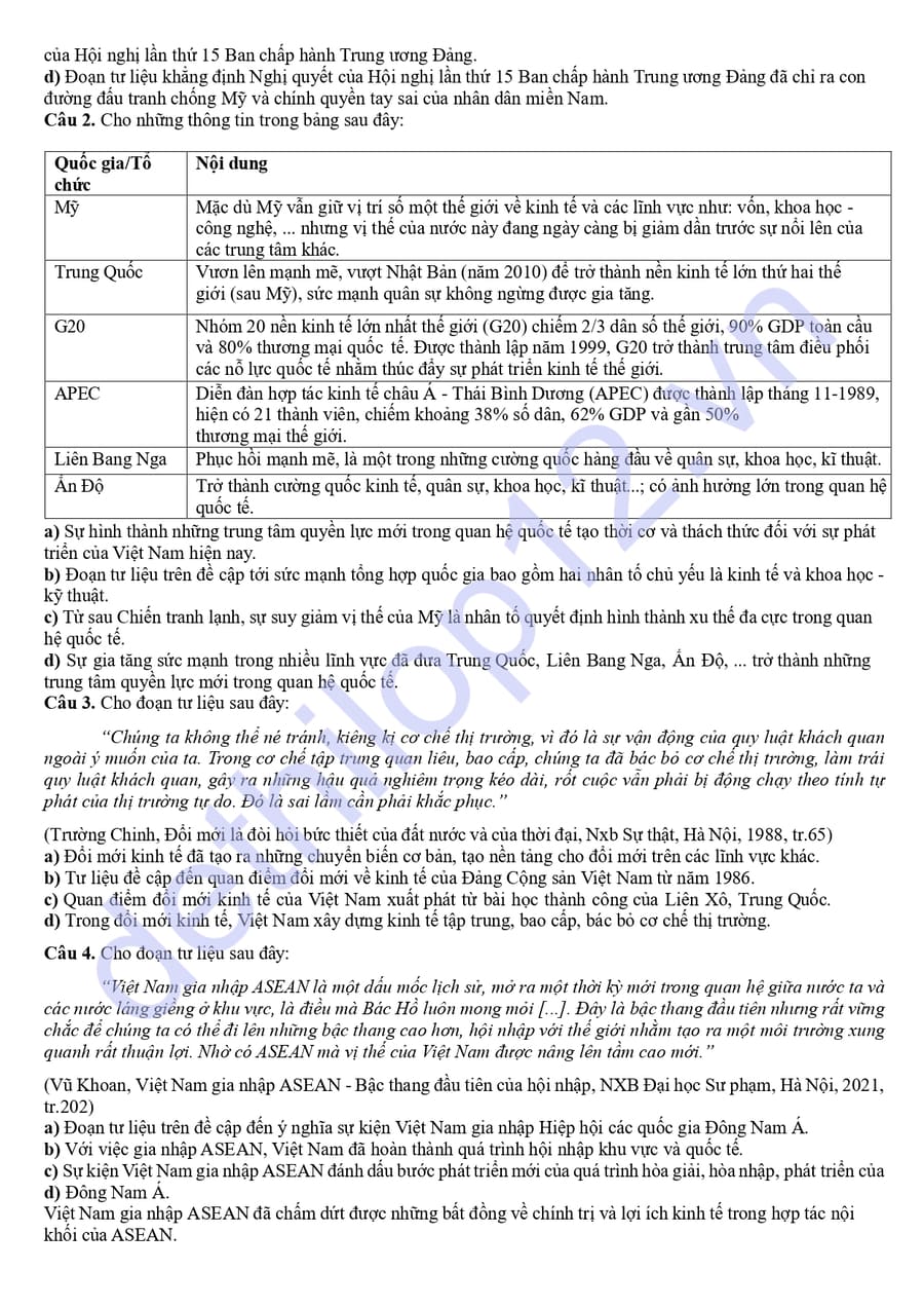 Đề thi thử lịch sử cụm 9 trường THPT Phú Thọ 2026 4