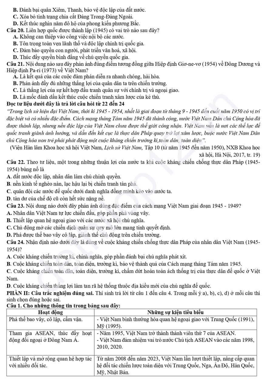 Đề thi thử lịch sử cụm THPT thành phố Hải Phòng 2026 lần 2 3