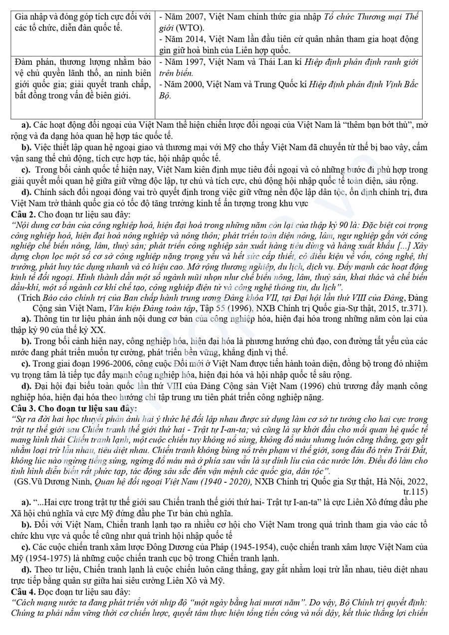 Đề thi thử lịch sử cụm THPT thành phố Hải Phòng 2026 lần 2 4