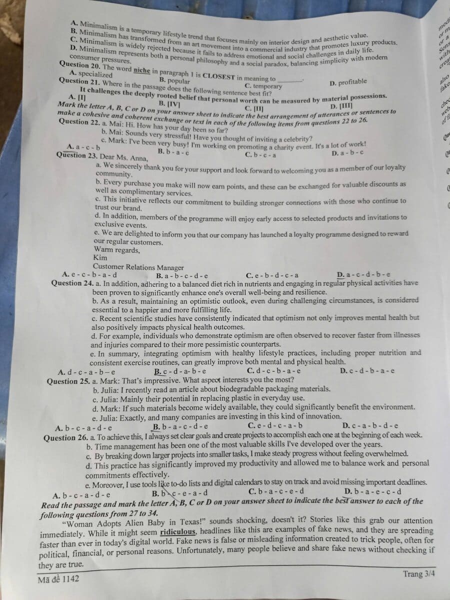 Đề thi thử tốt nghiệp môn Anh Hưng Yên 2026 lần 1 3