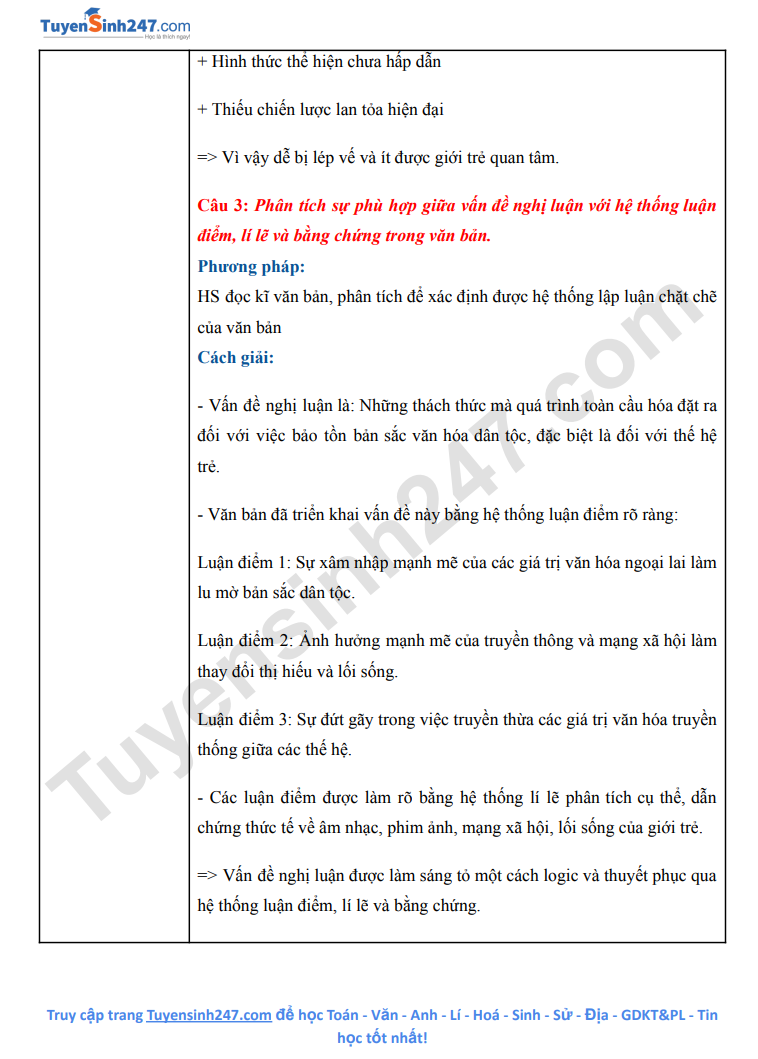 Đáp án Đề thi tốt nghiệp môn văn thành phố Hà Nội 2026 2