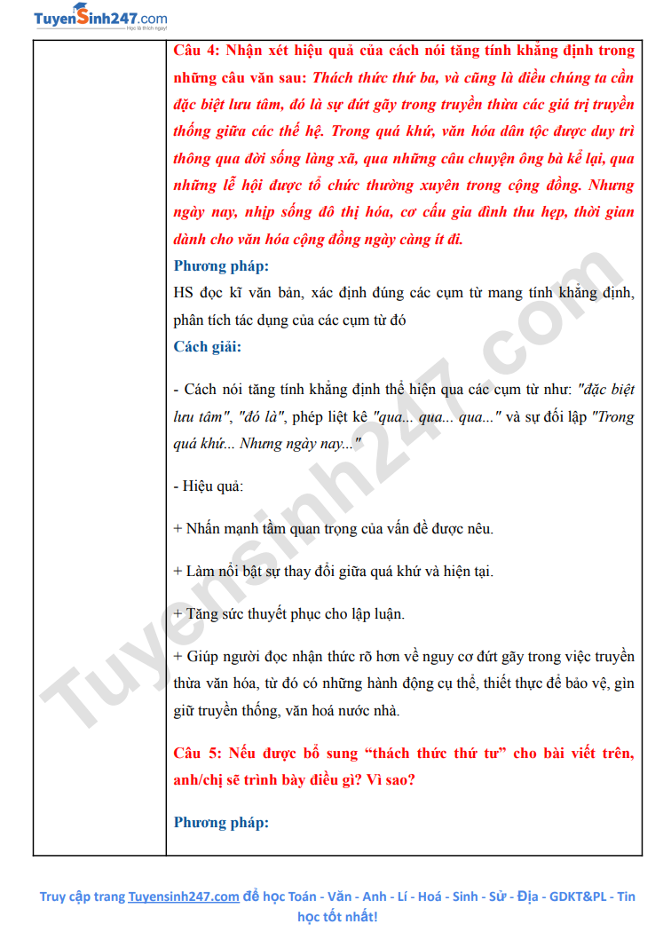 Đáp án Đề thi tốt nghiệp môn văn thành phố Hà Nội 2026 3
