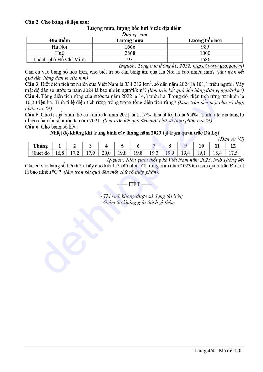 Đề thi thử tốt nghiệp môn địa liên trường THPT Nghệ An 2026 4