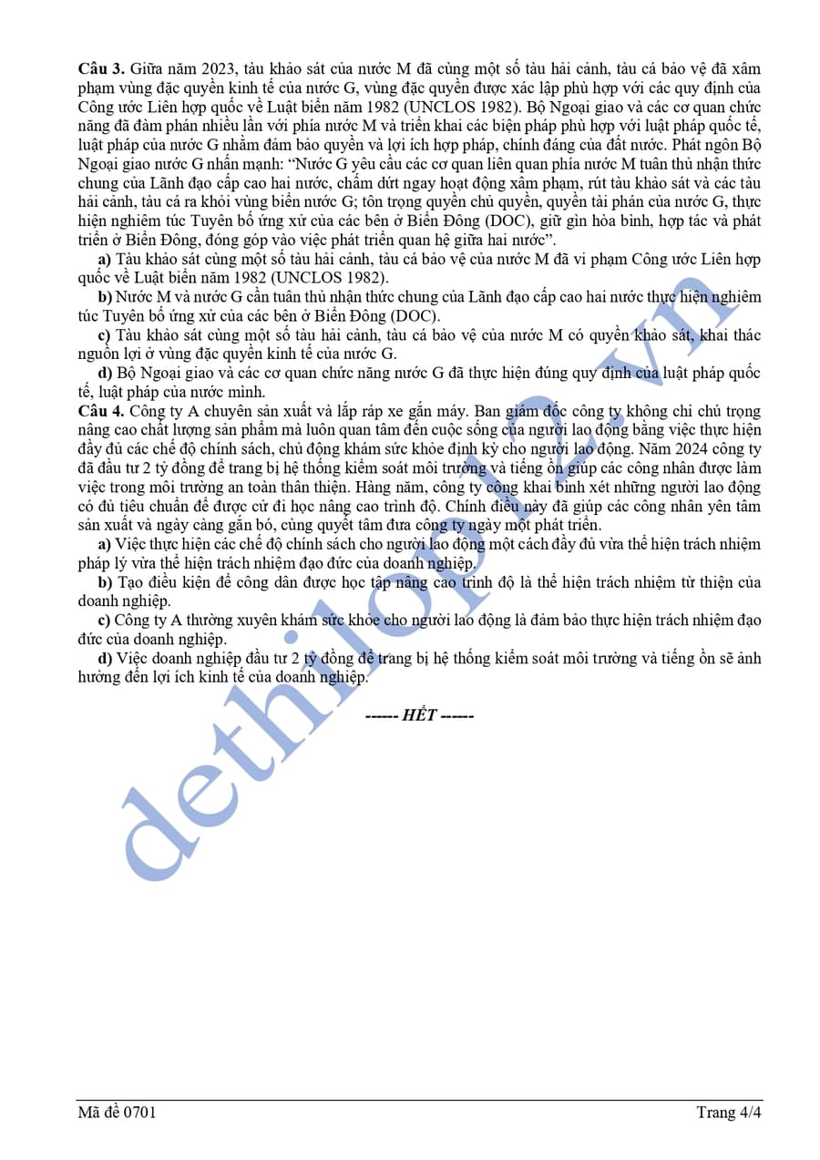 Đề thi thử tốt nghiệp môn KTPL Cà Mau 2026  4