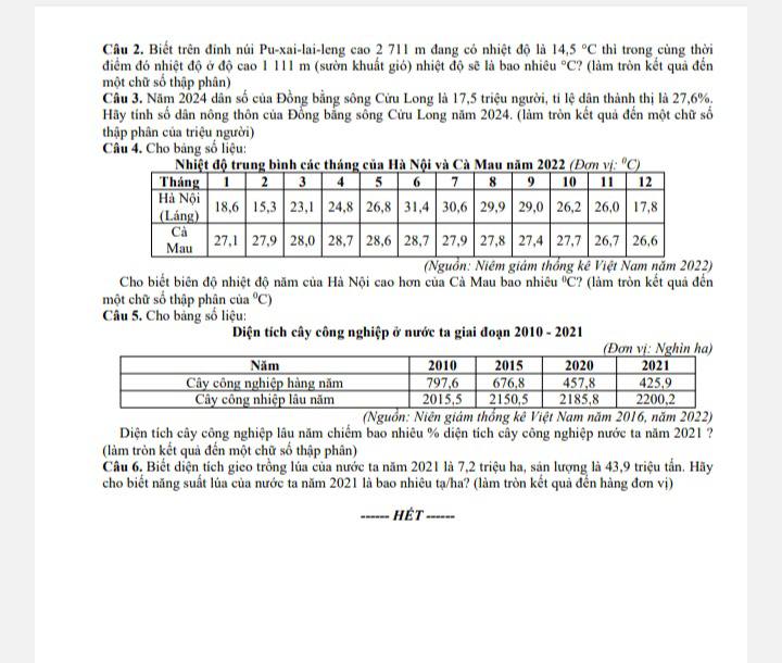 Đề thi thử tốt nghiệp địa lí cụm chuyên môn số 11 2026 10 Đề thi thử tốt nghiệp địa lí cụm chuyên môn số 11 2026 4