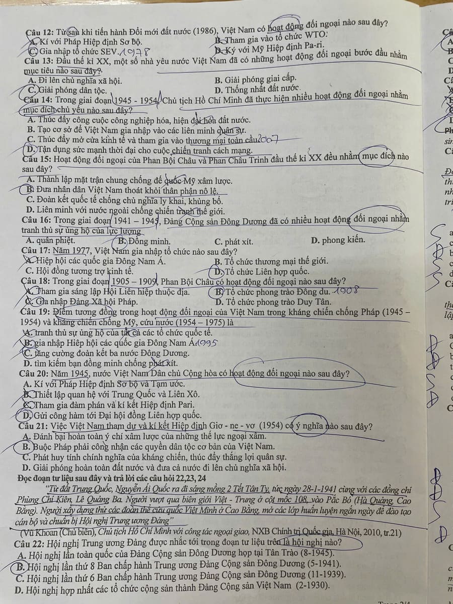 Đề kiểm tra cuối HK2 lớp 12 môn sử Bắc Ninh 2026 có đáp án 6 Đề kiểm tra cuối HK2 lớp 12 môn sử Bắc Ninh 2026 3