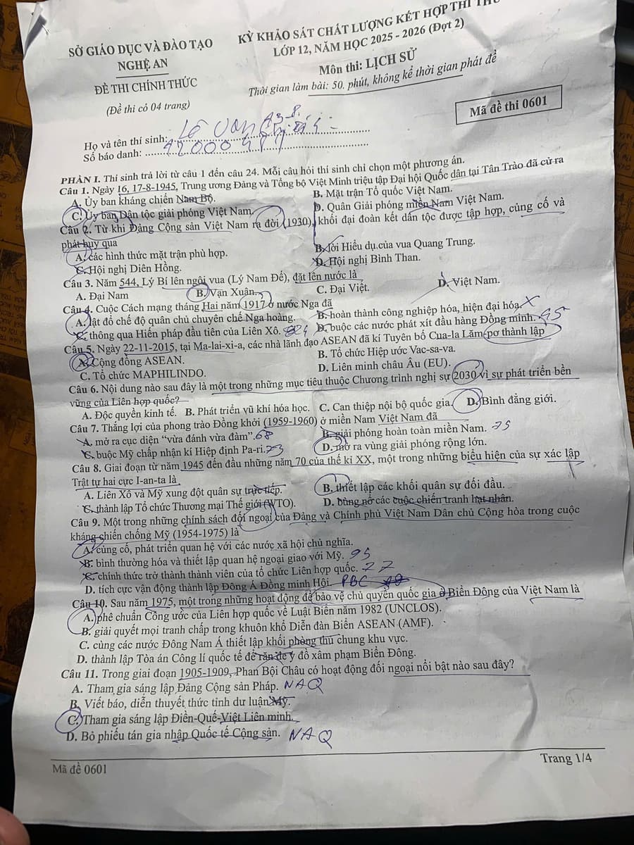 de su Nghe An 2026 lan 2