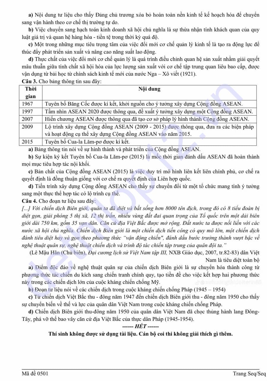 Đề thi thử tốt nghiệp môn sử cụm 09 THPT Phú Thọ 2026 lần 2 5